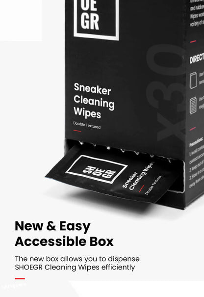 Sneaker Cleaning Wipes - Pack of 30