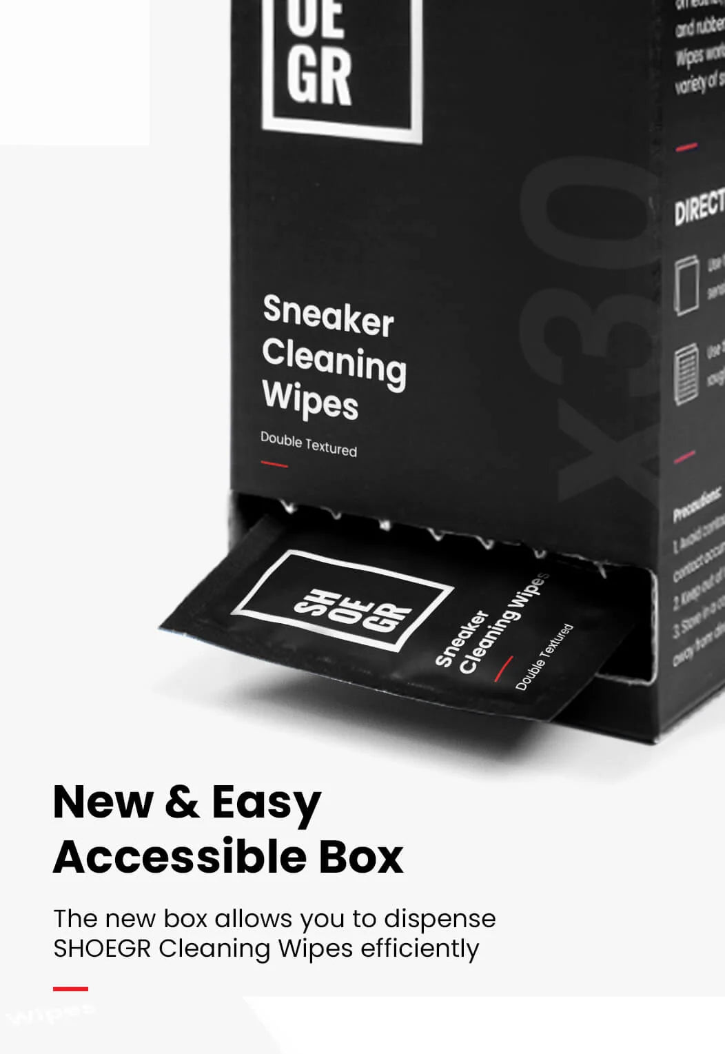 Sneaker Cleaning Wipes - Pack of 15